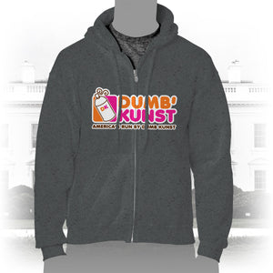 DK11: America's Run By Dumb Kunst - Unisex Zipper Hoodie