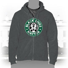 Load image into Gallery viewer, DK2: We&#39;ll Take Our Coffee Black - Unisex Zipper Hoody
