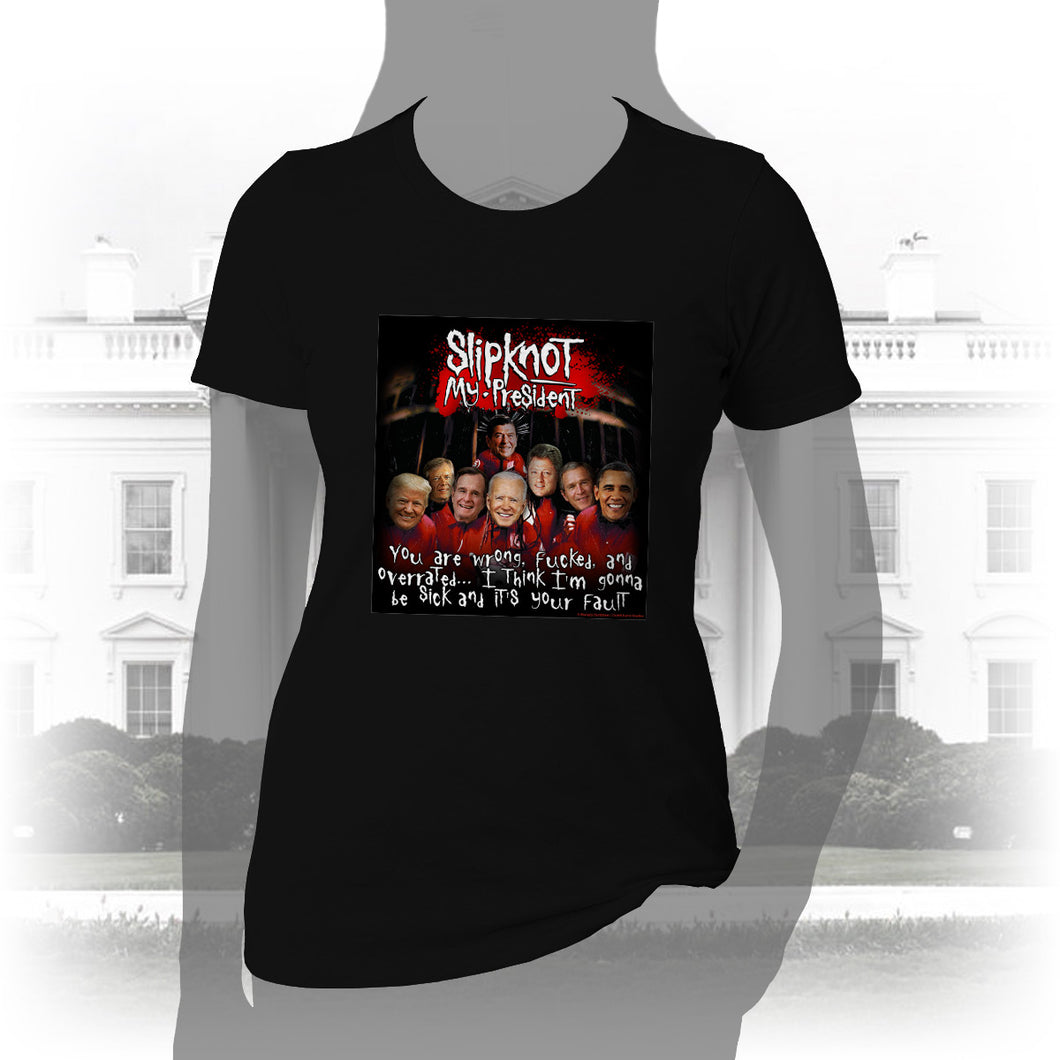 DK108: Slipknot My President - Women's Short Sleeve