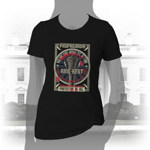 Load image into Gallery viewer, DK122: Wanted: Ransom Propaganda (Propaganda Edition) - Women&#39;s Short Sleeve
