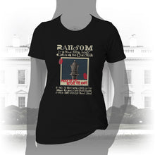 Load image into Gallery viewer, DK122: Wanted: Ransom Propaganda (Ransom Edition) - Women&#39;s Short Sleeve
