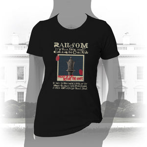 DK122: Wanted: Ransom Propaganda (Ransom Edition) - Women's Short Sleeve