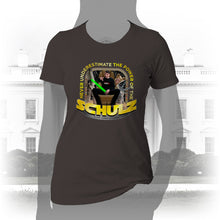 Load image into Gallery viewer, DK54: Power of the Schulz - Women&#39;s Short Sleeve
