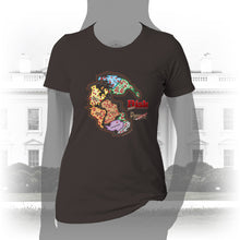 Load image into Gallery viewer, DK107: Don&#39;t RISK Global Domination - Women&#39;s Short Sleeve
