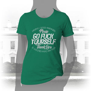 DK90: Please & Thank You (Go Fuck Yourself) - Women's Short Sleeve