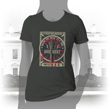 Load image into Gallery viewer, DK122: Wanted: Ransom Propaganda (Propaganda Edition) - Women&#39;s Short Sleeve
