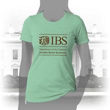 Load image into Gallery viewer, DK71: Dept. of Turdsury&#39;s IBS - Women&#39;s Short Sleeve
