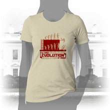 Load image into Gallery viewer, DK126: Devolution Revolution - Women&#39;s Short Sleeve
