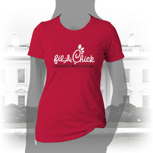 Load image into Gallery viewer, DK87: Fil-A-Chick - Women&#39;s Short Sleeve
