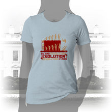 Load image into Gallery viewer, DK126: Devolution Revolution - Women&#39;s Short Sleeve
