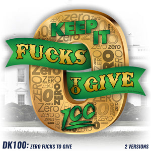 DK100: Zero Fucks To Give (Gold Edition) - Unisex Pullover Hoodie