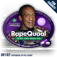 Load image into Gallery viewer, DK102: RapeQuaal by Pill Cosby - Men&#39;s Short Sleeve
