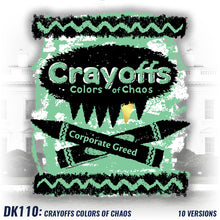 Load image into Gallery viewer, DK110: Crayoffs Colors of Chaos - Unisex Short Sleeve
