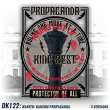 Load image into Gallery viewer, DK122: Wanted: Ransom Propaganda (Propaganda Edition) - Women&#39;s Short Sleeve
