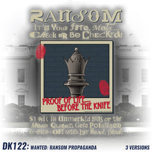 Load image into Gallery viewer, DK122: Wanted: Ransom Propaganda (Ransom Edition) - Men&#39;s Short Sleeve
