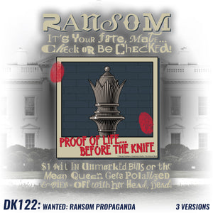 DK122: Wanted: Ransom Propaganda (Ransom Edition) - Men's Short Sleeve