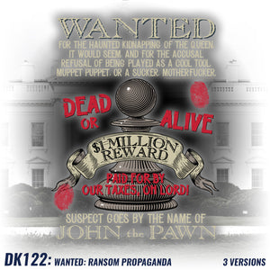 DK122: Wanted: Ransom Propaganda (Wanted Edition) - Men's Short Sleeve