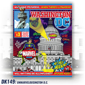 DK149: UnMARVELousington D.C. - Women's Short Sleeve