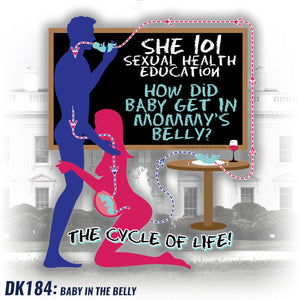 DK184: Baby In The Belly - Women's Short Sleeve