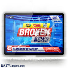 Load image into Gallery viewer, DK24: Broken News - Laptop Case
