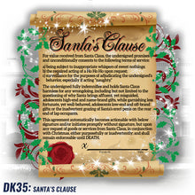 Load image into Gallery viewer, DK35: Santa&#39;s Clause - Women&#39;s Short Sleeve
