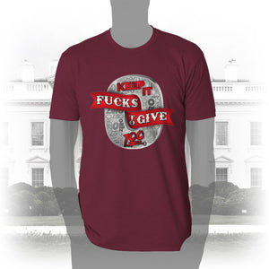 DK100: Zero Fucks To Give (Silver Edition) - Men's Short Sleeve