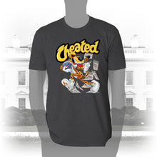 Load image into Gallery viewer, DK28: Chester Cheated - Men&#39;s Short Sleeve
