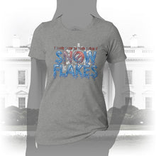 Load image into Gallery viewer, DK157: Shattered Snowflakes - Women&#39;s Short Sleeve
