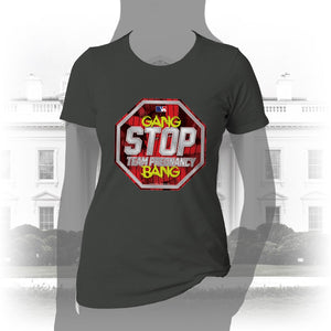 DK156: Stop Team Pregnancy - Women's Short Sleeve