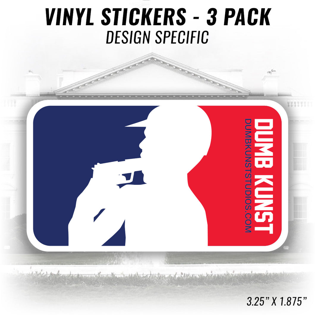 DK3: Take Me Out Of The Ball Game - Vinyl Sticker 3pk