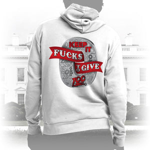 DK100: Zero Fucks To Give (Silver Edition) - Unisex Pullover Hoodie