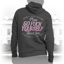 Load image into Gallery viewer, DK90: Please &amp; Thank You (Go Fuck Yourself) - Unisex Pullover Hoodie
