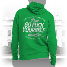 Load image into Gallery viewer, DK90: Please &amp; Thank You (Go Fuck Yourself) - Unisex Pullover Hoodie
