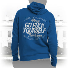 Load image into Gallery viewer, DK90: Please &amp; Thank You (Go Fuck Yourself) - Unisex Pullover Hoodie
