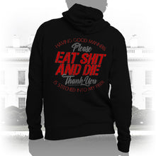 Load image into Gallery viewer, DK90: Please &amp; Thank You (Eat Shit and Die) - Unisex Pullover Hoodie
