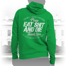 Load image into Gallery viewer, DK90: Please &amp; Thank You (Eat Shit and Die) - Unisex Pullover Hoodie
