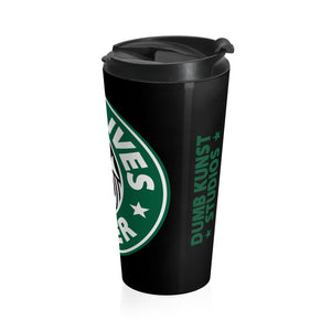 DK2: We'll Take Our Coffee Black - Travel Tumbler Mug