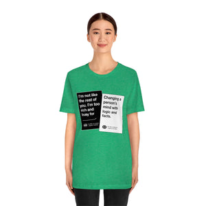 DK180: Humans Against Humanity (Logic & Facts Edition) - Unisex Short Sleeve