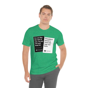 DK180: Humans Against Humanity (Logic & Facts Edition) - Unisex Short Sleeve