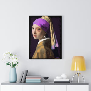 DK18: Girl With A Black Eye - Gallery Wrapped Canvas