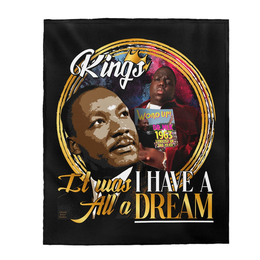 DK50: King Recognize King - Velveteen Plush Blanket